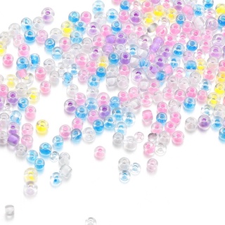 1400 chiếc / túi 2-4mm hạt thủy tinh trong suốt