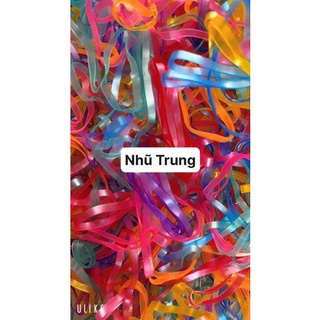 SỈ BỊCH 500G THUN DẺO CỘT TÓC CHO BÉ