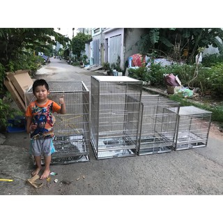 Lồng vẹt inox