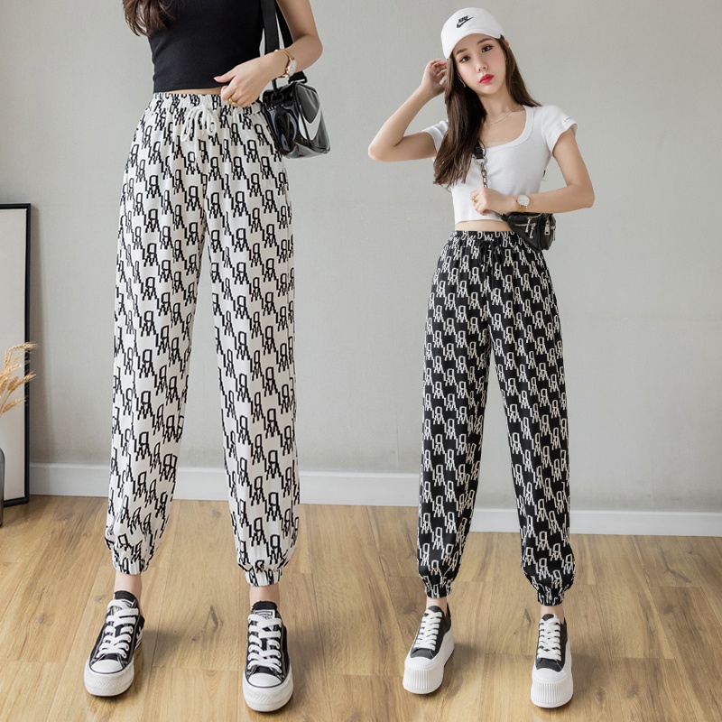 Quần Ống Rộng Chữ YB Bo Gấu Hàng Quảng Châu