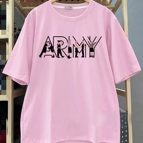 ÁO THUN FORM RỘNG BTS ARMY UNISEX