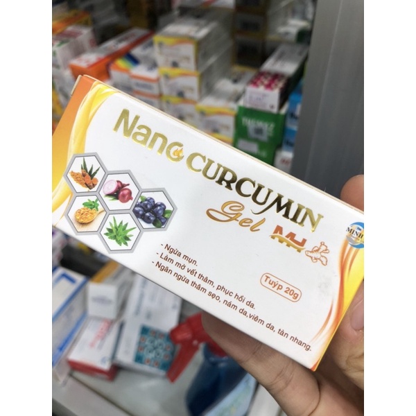 Tuýp bôi Nano C U R C U M I N gel  ( tuýp 20 g)