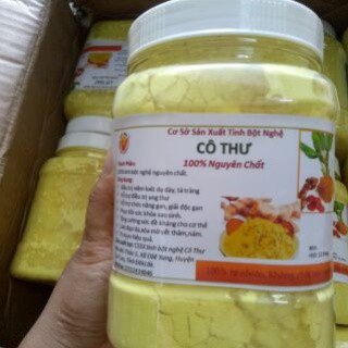 Tinh bột nghệ vàng nguyên chất 100 % - chikhoa