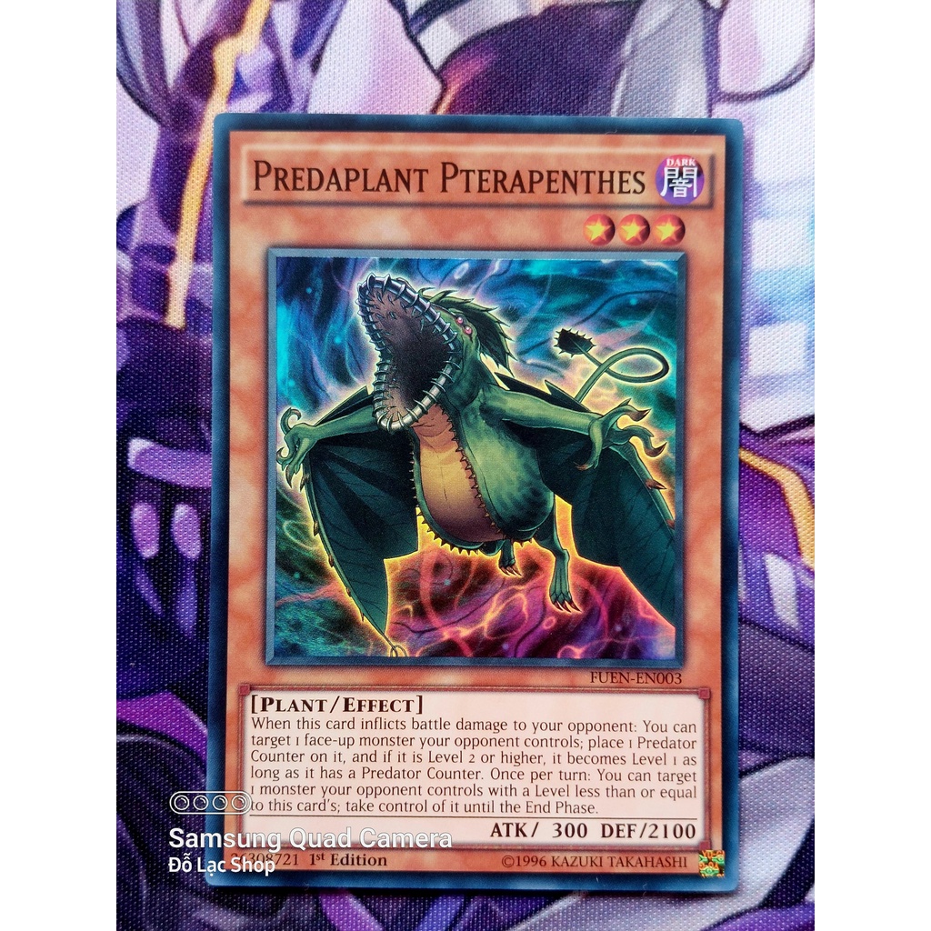 Thẻ Bài Yugioh Monster Predaplant Pterapenthes - FUEN-EN003 - Super Rare