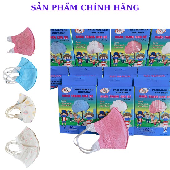 Khẩu trang y tế 5D cho bé-Khẩu trang 5D trẻ em