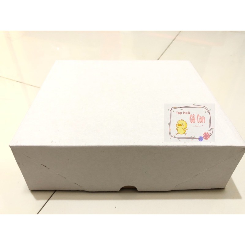 Hộp giấy carton nắp gài đóng gói hàng size 21x18x7cm