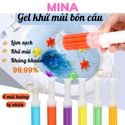 Gel thơm khử mùi, diệt khuẩn toilet, bồn cầu tiện dụng thông minh