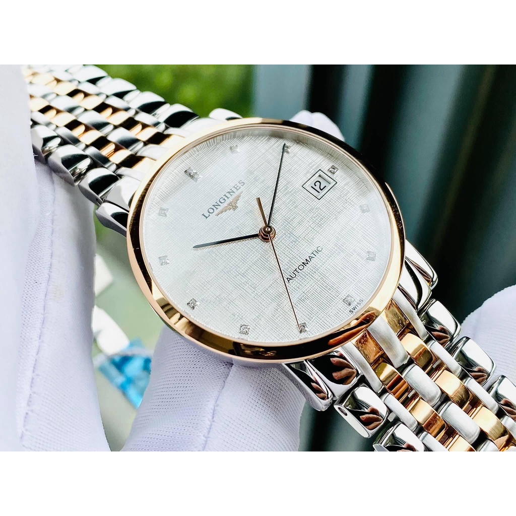 Đồng hồ nam Longines Elegant Collection Two Tone L48095777, 34.5mm chính hãng tại 1959watchluxury