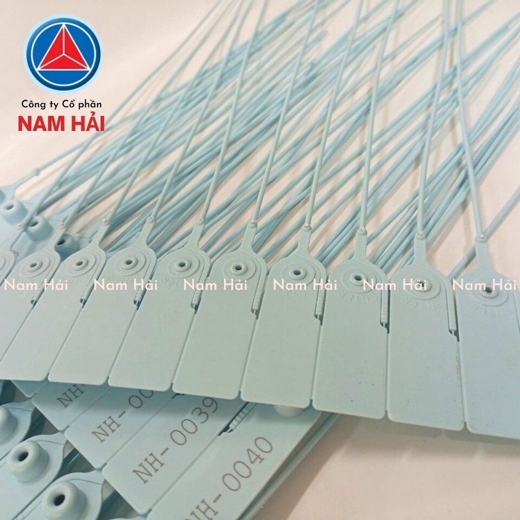 Set 50 seal niêm phong dây tròn khóa kim loại 36cm