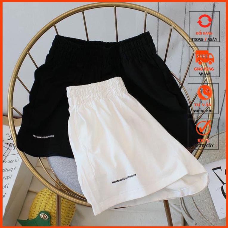 [Hàng loại 1] Quần short unisex_quần short đũi chun thêu siêu Hot