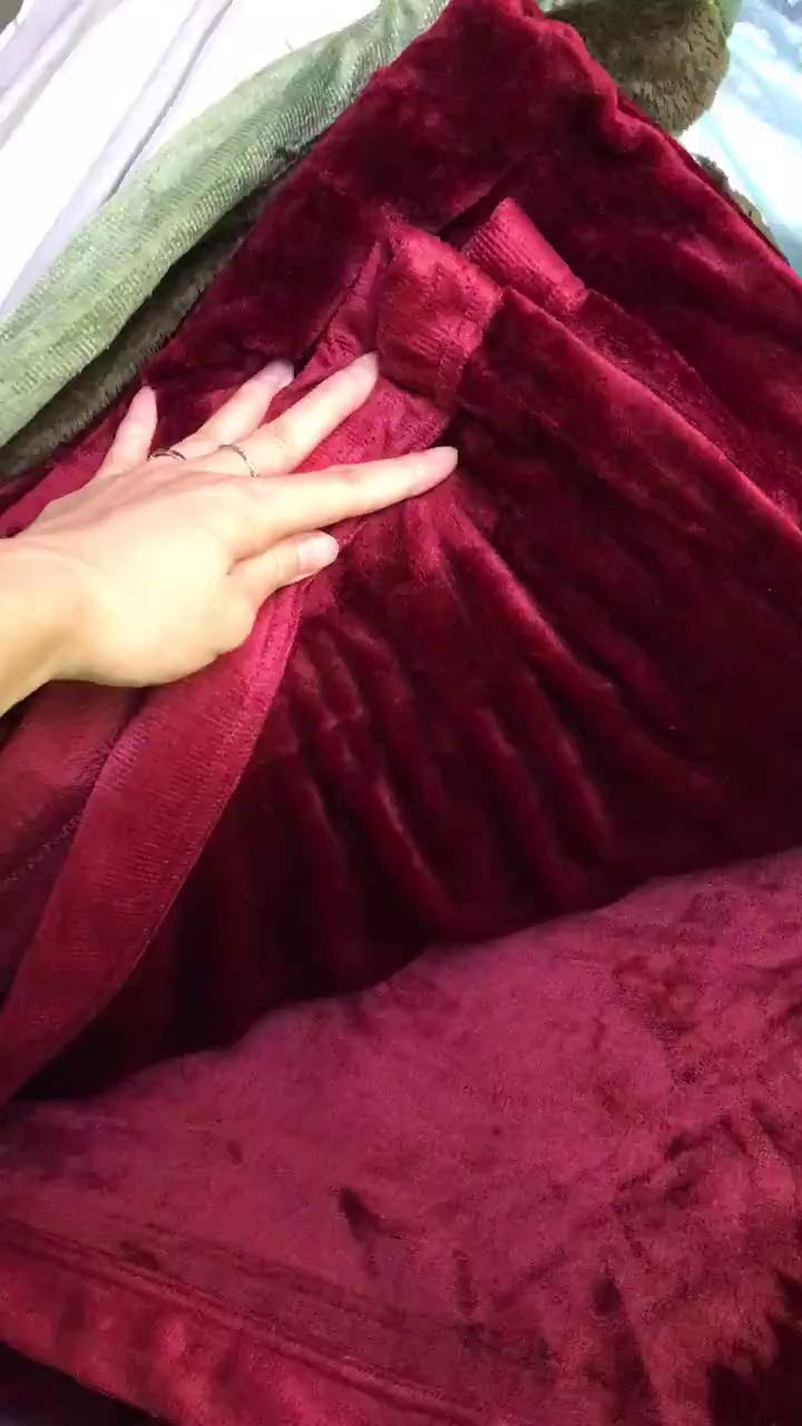 Chăn lông tuyết Muji 2 lớp