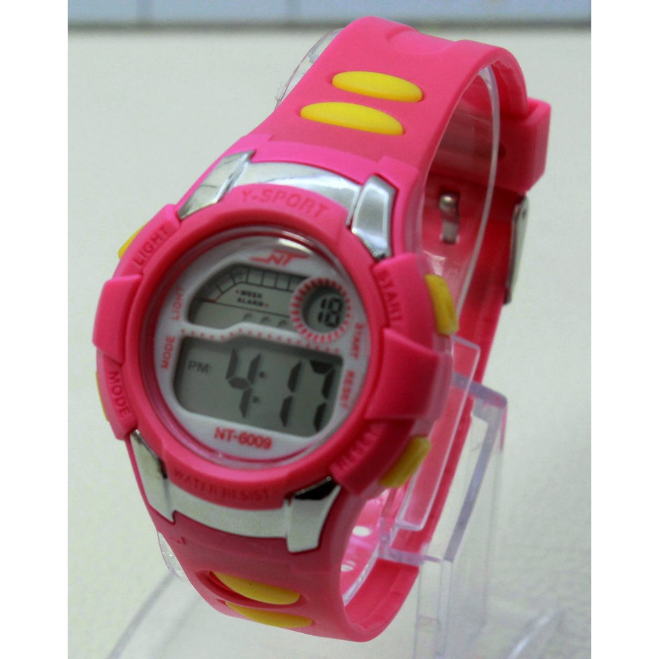 (Giá sỉ) Đồng hồ điện tử trẻ em HSP7911 dây cao su, mặt kính size 36mm T4290