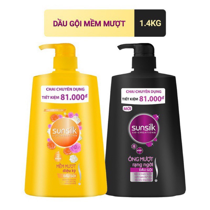 Dầu gội Sunsilk 1,4kg (2 mầu)