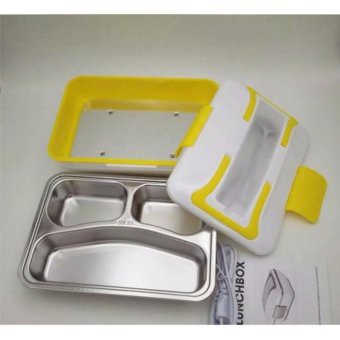 Hộp cơm cắm điện inox 3 ngăn Lunchbox Chaufante YY-3266 ruột inox