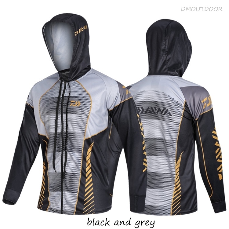 DAIWA Áo Khoác Câu Cá Dài Tay Chống Tia UV Nhanh Khô Phong Cách Mới Năm 2023 Size S-6XL