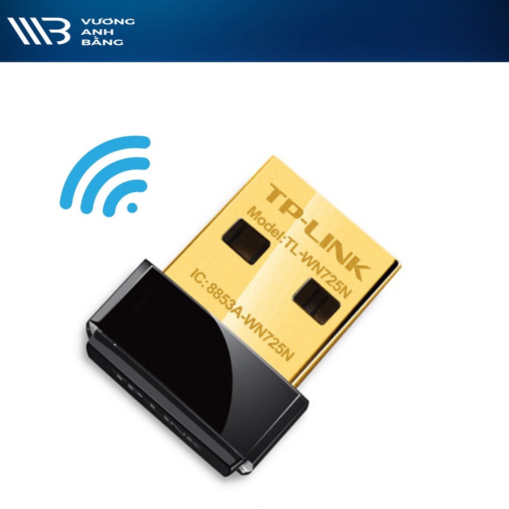 USB Wifi TP-Link TL-WN725N Bộ chuyển đổi USB Nano chuẩn N không dây tốc độ 150Mbps