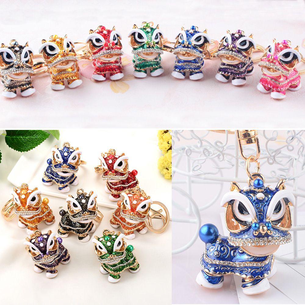 Móc Chìa Khóa Xe Hơi Heceh Dance Lion Chống Thất Lạc