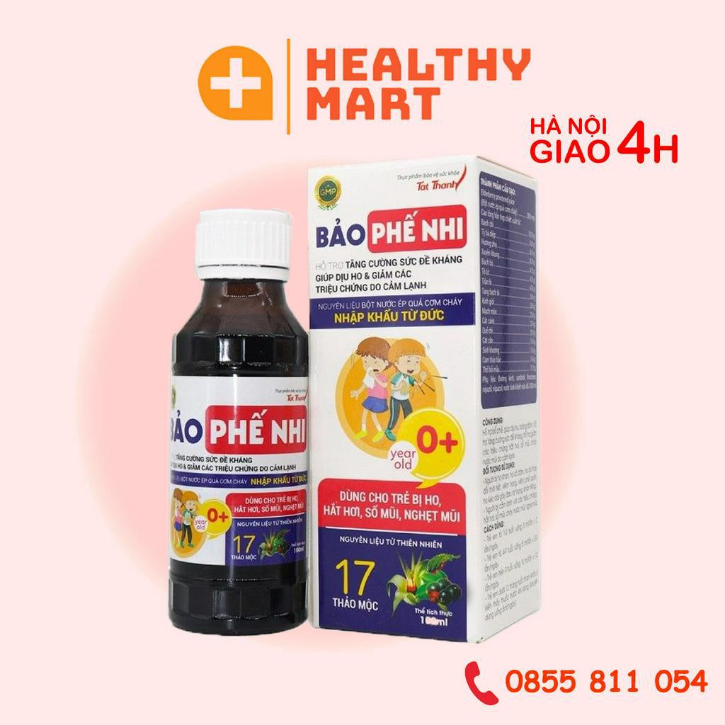 ✔️️️️Bảo Phế Nhi - Siro giảm ho, cảm mạo, tăng đề kháng phổi cho bé 100ml - Tất Thành Pharma