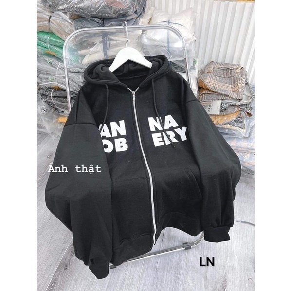 Áo khoác nỉ ANNA mũ 2 lớp TH6