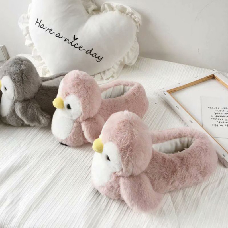 Xiangbao Dép Bông Hình Động Vật Ấm Áp Hóa Trang Cho Nữ