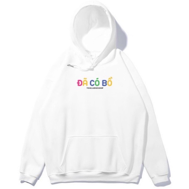 Áo hoodie nỉ mũ đã có bồ, chưa có bồ