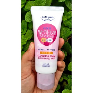 [SALE XẢ HÀNG][KOSÉ] Sữa Rửa Mặt Tẩy Trang 2 Trong 1 Kosé Cosmeport Softymo Cleansing Foam Hyaluronic Acid 60g