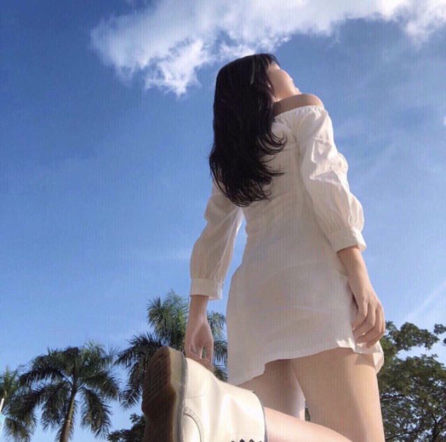 [ BEST SELLER VỀ LÀ HẾT] ĐẦM TRẮNG TRỄ VAI ĐAN EO | BigBuy360 - bigbuy360.vn