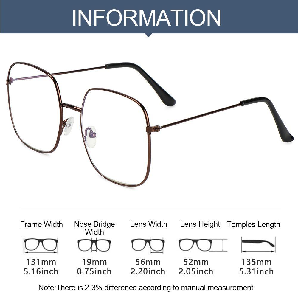 EUCA Kính Mát Oversize Chống Tia UV Chống Ánh Sáng Xanh