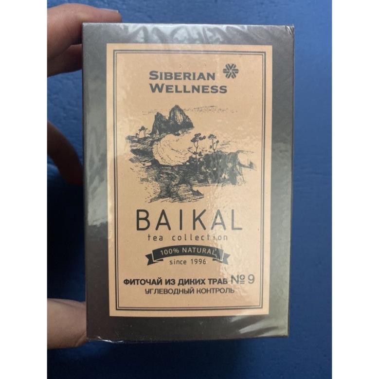 Trà thảo mộc Baikal tea collection. Herbal tea №9 Siberi tốt cho người có chỉ số đường huyết cao