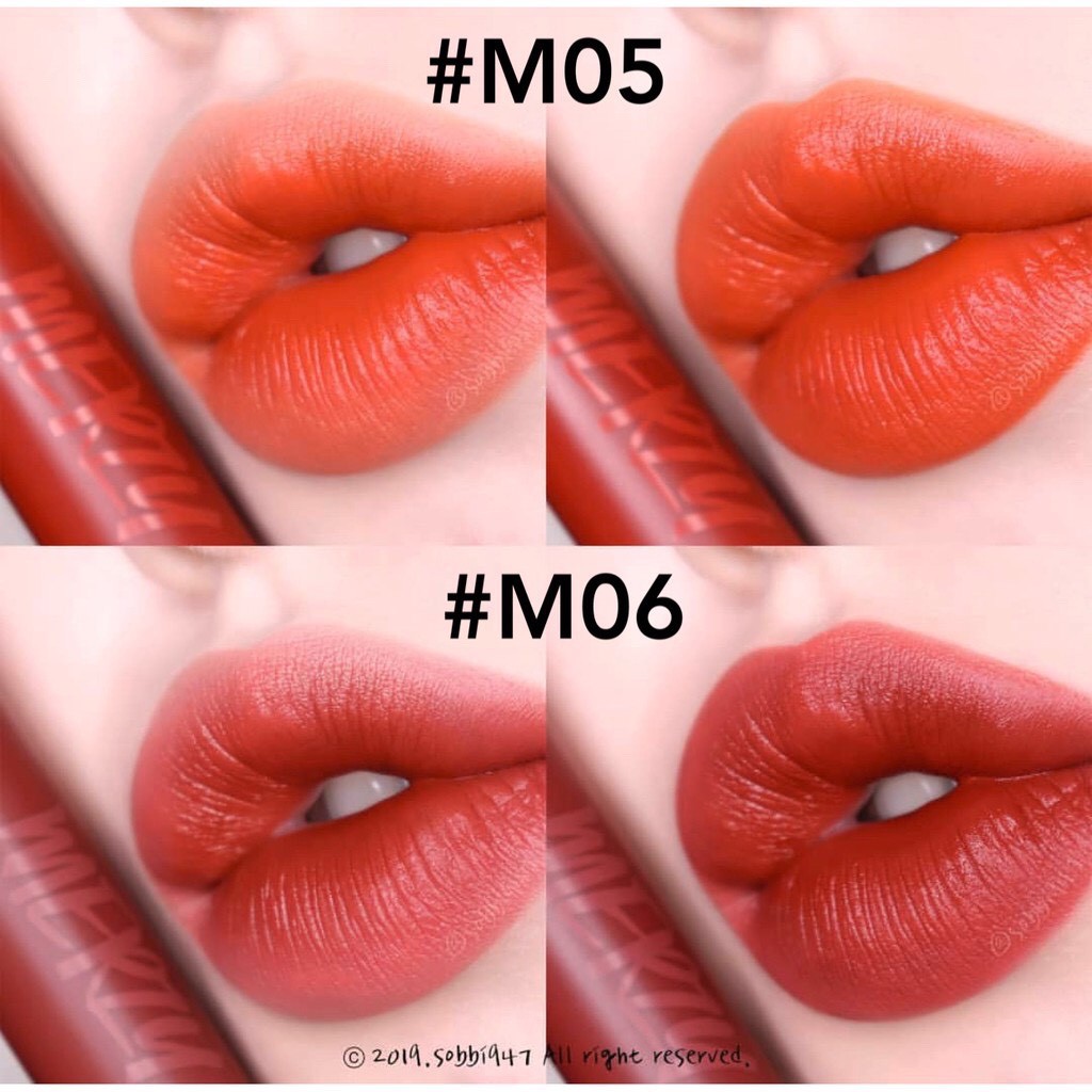 [#M5 Hey Candy - #M6 Tony Ruby] Son Kem Lì, Siêu Mịn Merzy Bite The Beat Mellow Tint | BigBuy360 - bigbuy360.vn