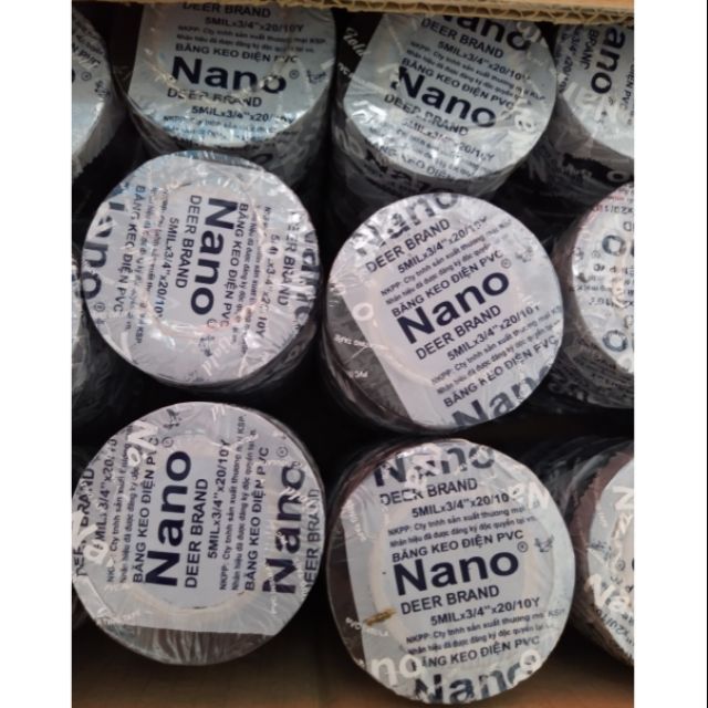 Băng keo điện Nano Gold 10y/20y