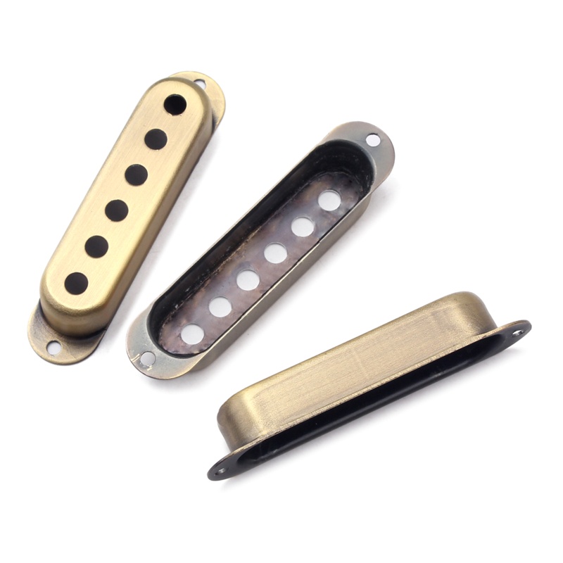 Bộ 3 Vỏ Bọc Pickup Đàn Guitar Điện Một Cạnh 48mm / 50mm / 52mm Bằng Đồng Thau