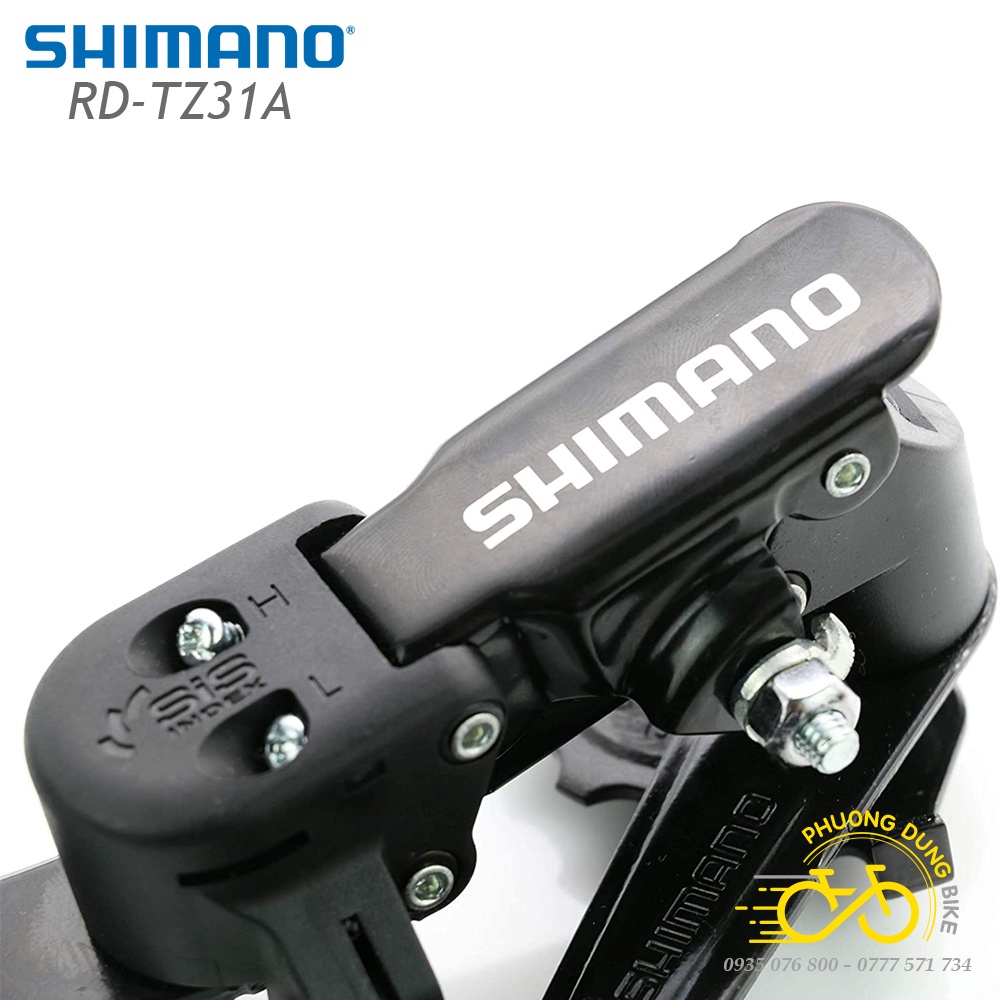 Củ cùi đề sau xe đạp SHIMANO RD-TZ31A 5-6-7 Speed (Kiểu Móc) - Hàng chính Hãng