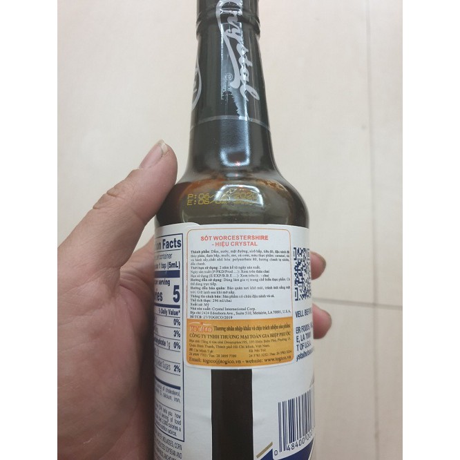 Sốt Worcestershire 295ml - Crystal