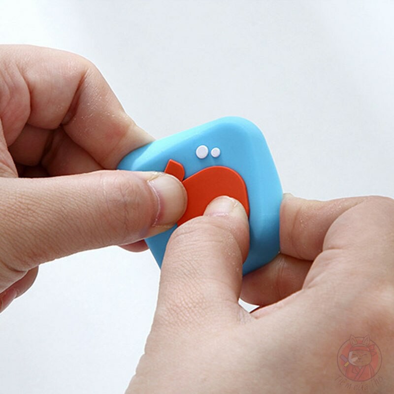 [Có thể mua 10] Miếng dán chống va đập bằng silicon hình sticker siêu cute