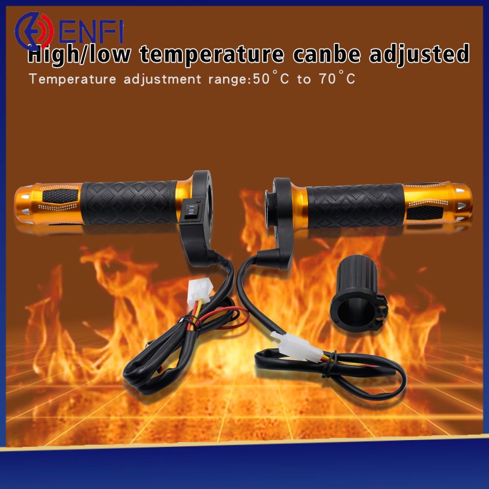 Bọc Tay Lái Xe Máy Điện 12V Bằng Hợp Kim Nhôm Giữ Nhiệt Mùa Đông Ốp