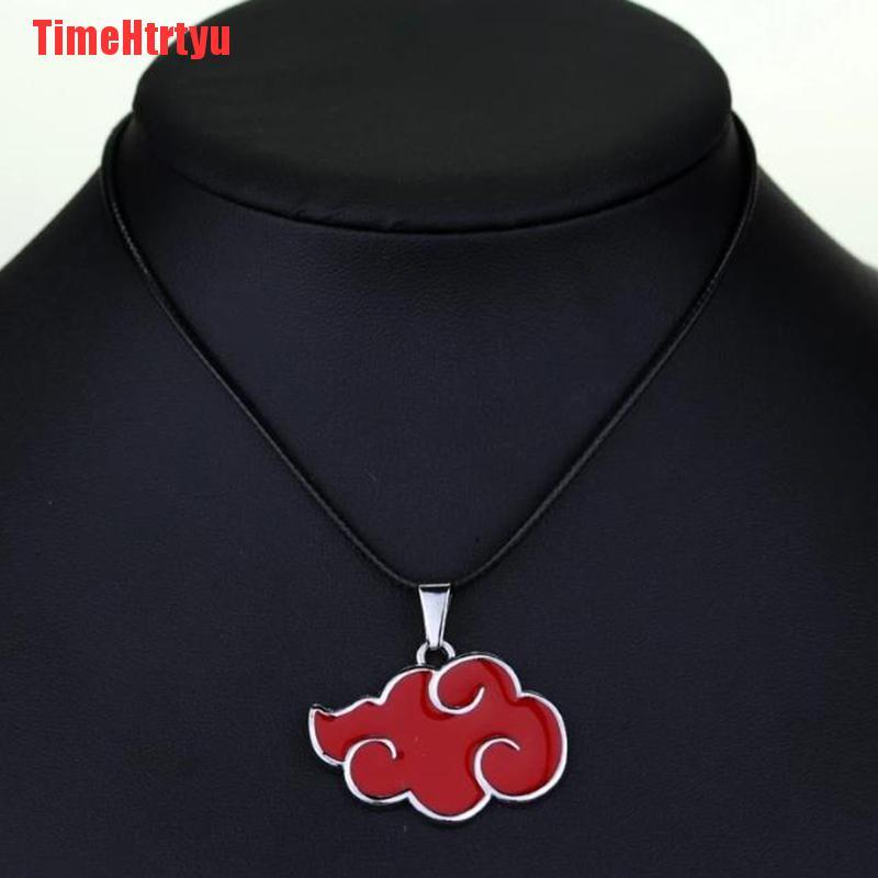 TimeHtrtyu japanese anime naruto cosplay akatsuki uchiha itachi necklace