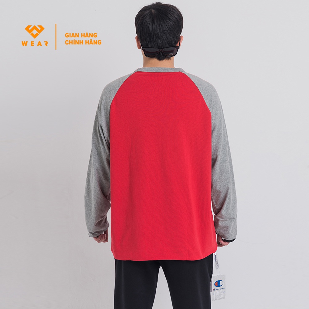 Áo Champion JP Long Sleeve T-Shirt - Red - C3U411RED