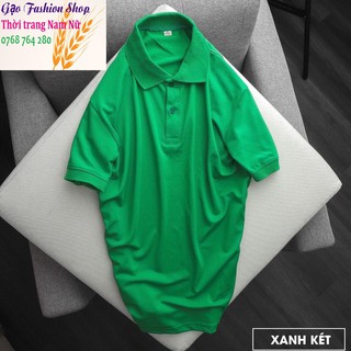 Áo polo cá sấu màu xanh két sành điệu