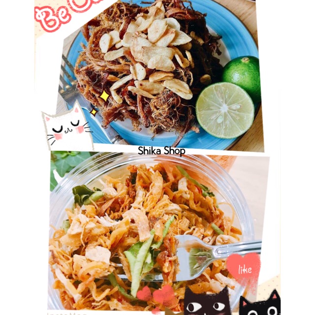 1KG KHÔ GÀ LÁ CHANH/BƠ TỎI+ KHÔ HEO TỎI ỚT ăn kiêng Das/lowcarb