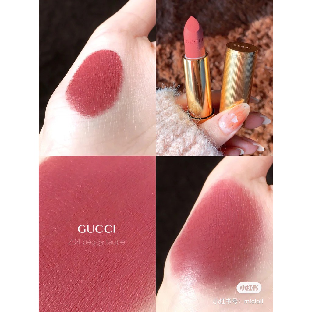 (Đủ bill) Son lì Gucci Matte (208, 505, 25, 204, 504, 506)