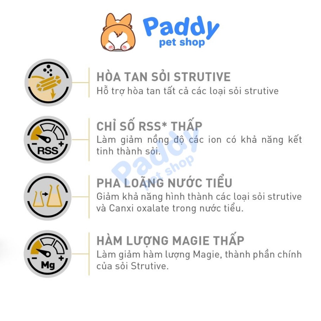 [Mã 253FMCGSALE giảm 8% tối đa 100K đơn 500K] [Hộp 12 gói] Pate Royal Canin Urinary S/O Cho Chó Bị Sỏi Thận 85g