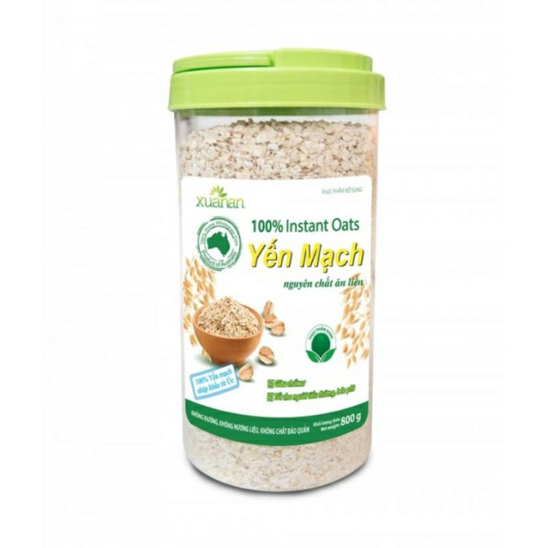 Yến Mạch Nguyên Chất Ăn Liền Xuân An 800G