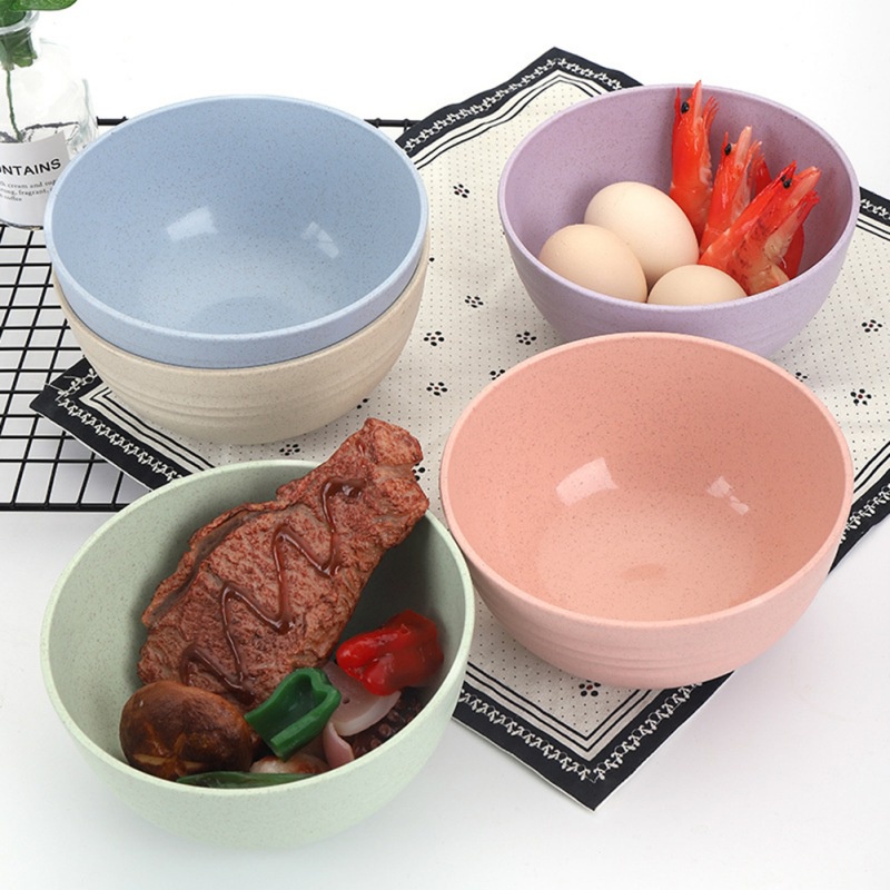 Tô đựng thức ăn bằng lúa mạch chống nóng kích thước lớn 6 inch dành cho học sinh