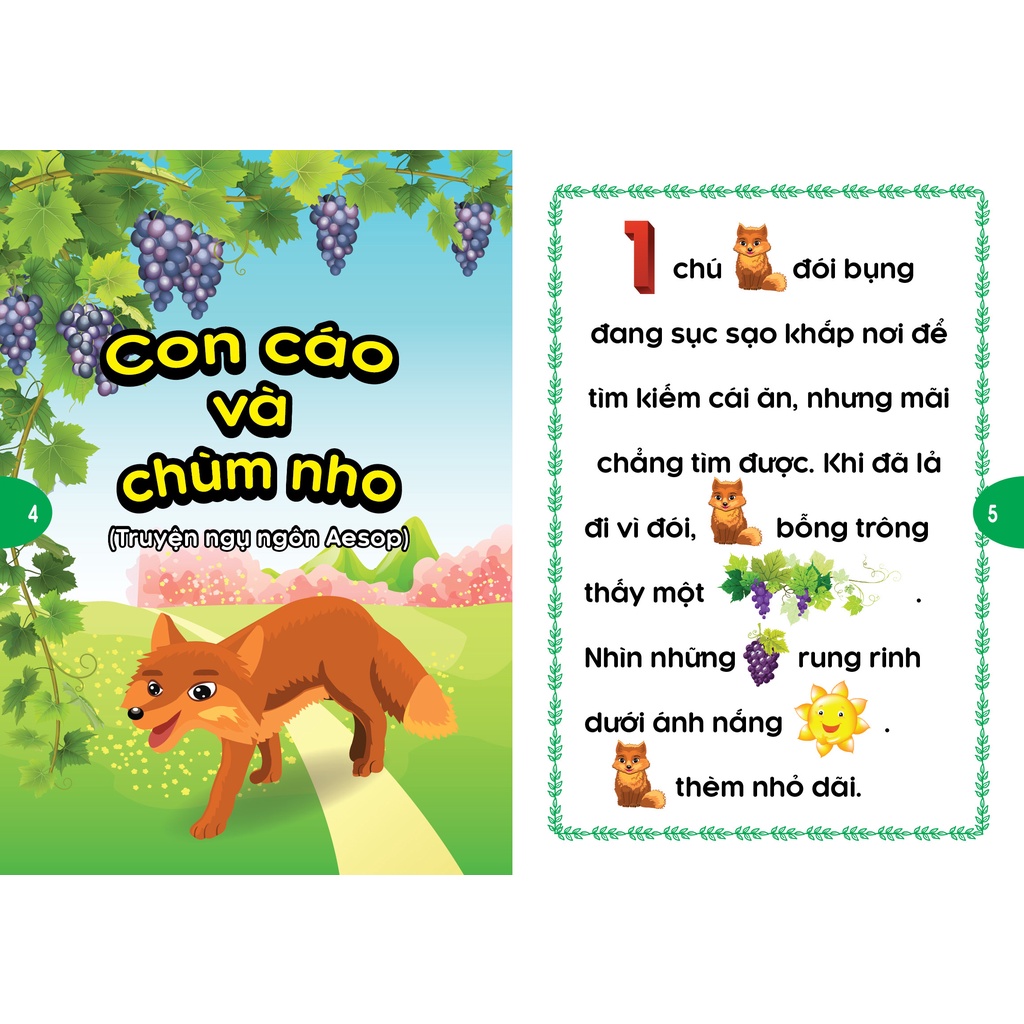 Sách - Trọn Bộ Truyện Đọc Bằng Hình Dành Cho Bé Từ 3 Đến 5 Tuổi ( Bìa Mềm )