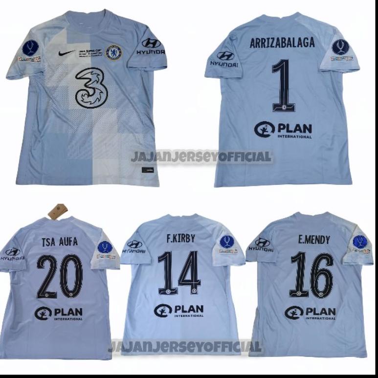 Áo Thun Bóng Đá chelsea GK supercup Goalkeeper Mùa Mới Năm 2021 (MDT Thêu) (ART. 85)