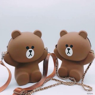 Túi đeo chéo hình gấu siêu hót