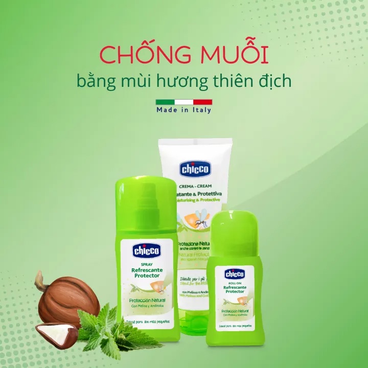 {CHICCO} Xịt chống muỗi, côn trùng 100ml