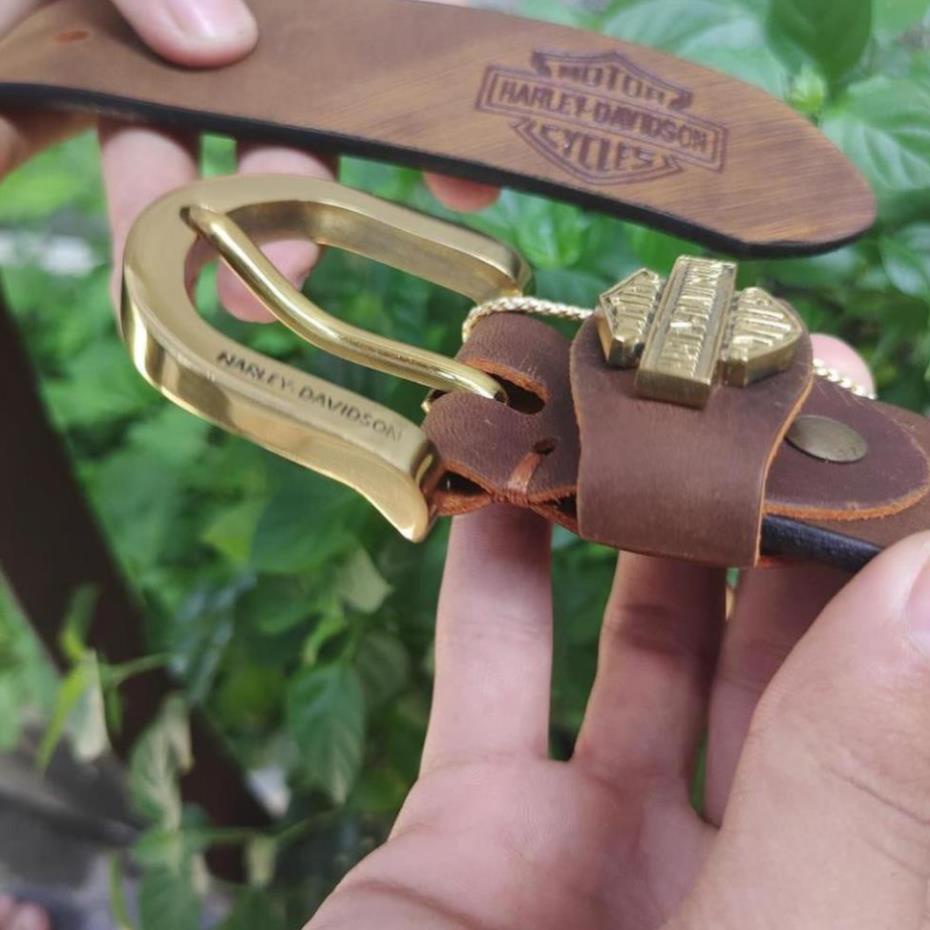 Thắt Lưng Nam Dây Nịt Nam Da Bò  Nguyên Tấm Kết Hợp Khóa Đồng Bảo Hành 1 Năm