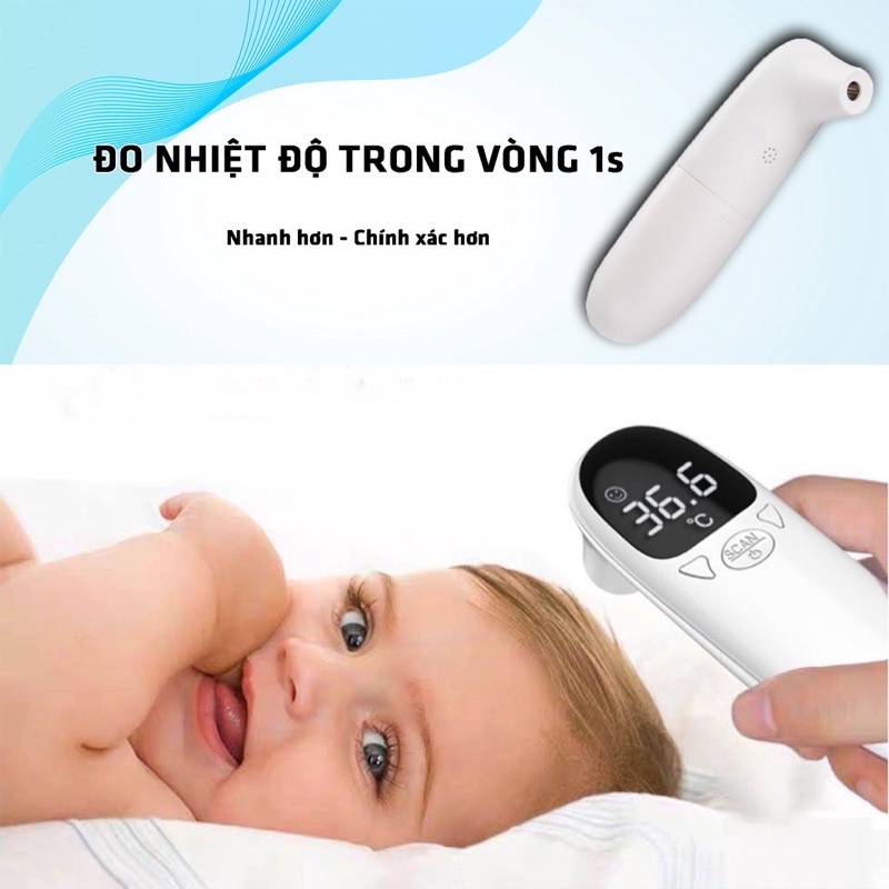 Nhiệt kế hồng ngoại HCO,FREESHIP,đo nhiệt độ cơ thể, nhiệt độ phòng, nhiệt độ sữa không cần tiếp xúc